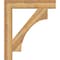 Ekena Millwork Westlake Block Rough Sawn Bracket, Western Red Cedar, 6"W x 38"D x 44"H BKT06X38X44WTL05RWR - alternate 4
